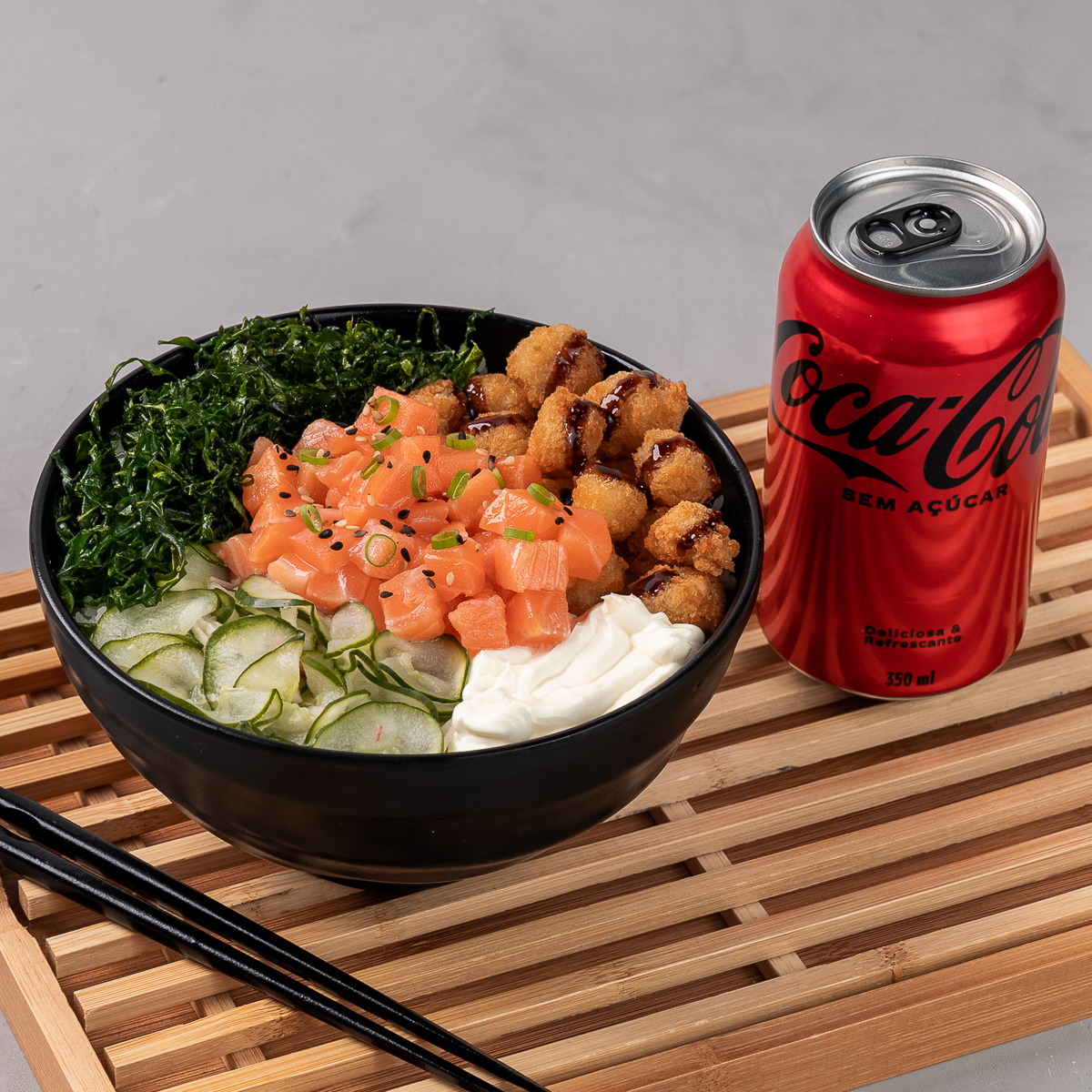 Poke Fresh Mix + Coca-Cola